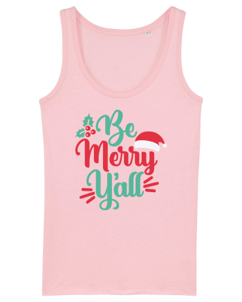 Be Merry Yall Cotton Pink