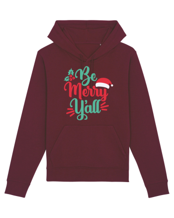 Be Merry Yall Burgundy