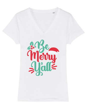 Be Merry Yall White