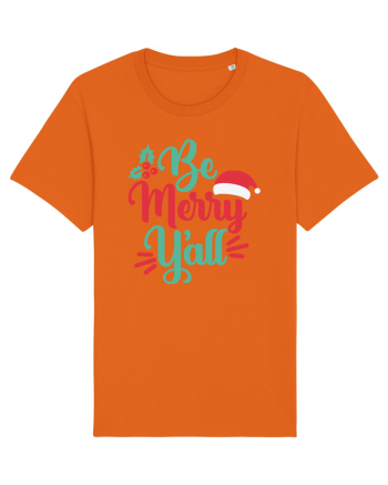 Be Merry Yall Bright Orange