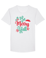 Be Merry Yall Tricou mânecă scurtă guler larg Bărbat Skater