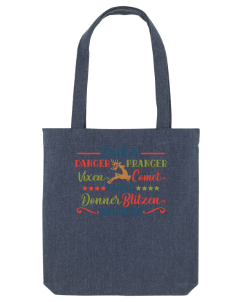 Reindeers Santa Midnight Blue