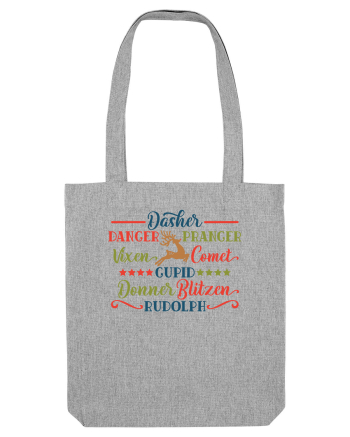Reindeers Santa Heather Grey
