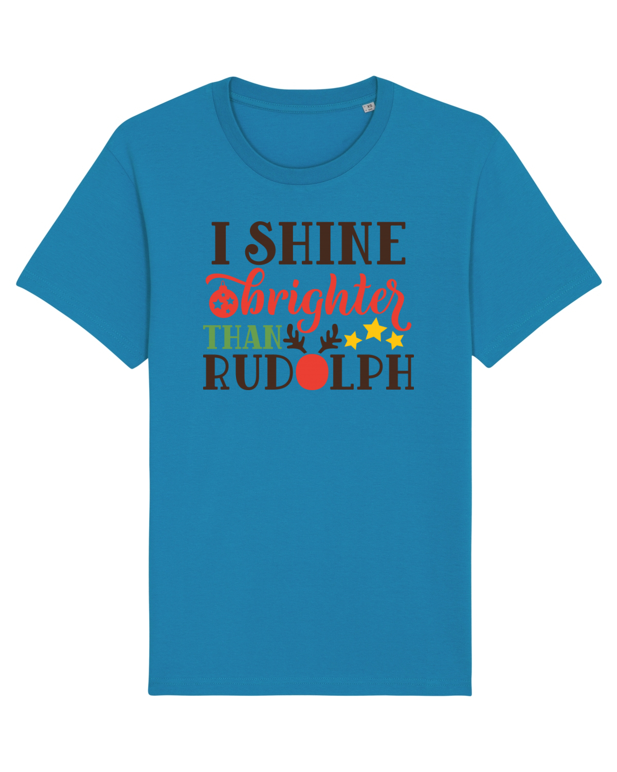 Tricou mânecă scurtă Unisex Rocker Azur