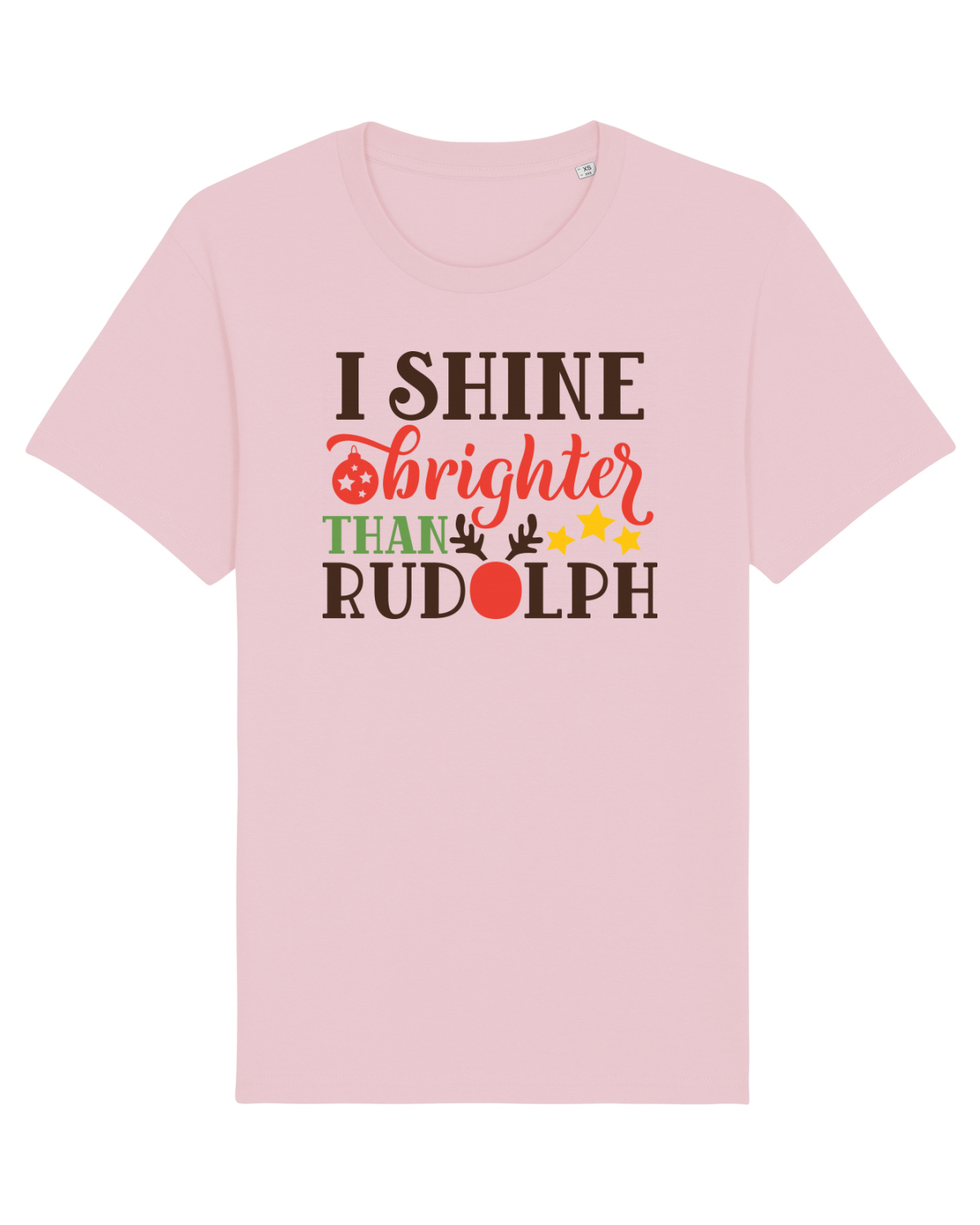 Tricou mânecă scurtă Unisex Rocker Cotton Pink