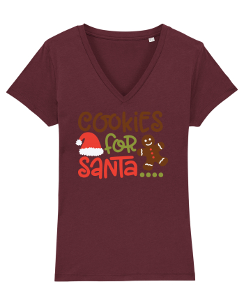 Cookies for Santa Burgundy