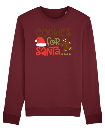 Cookies for Santa Burgundy