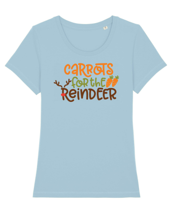 Carrots For Reindeer Sky Blue