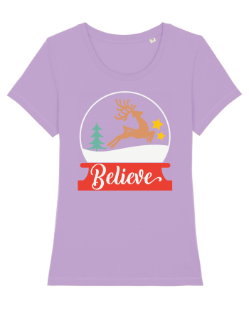 Believe Reindeer Lavender Dawn