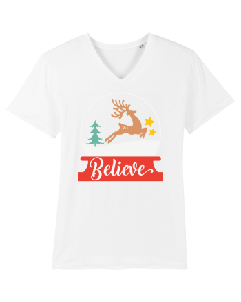 Believe Reindeer White