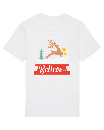 Believe Reindeer White