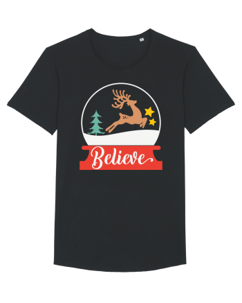 Believe Reindeer Black