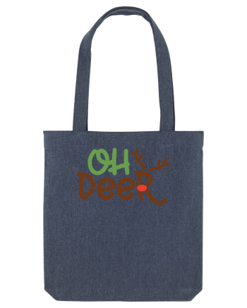 Oh Deer Xmas Midnight Blue