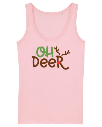 Oh Deer Xmas Cotton Pink