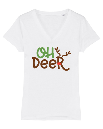 Oh Deer Xmas White