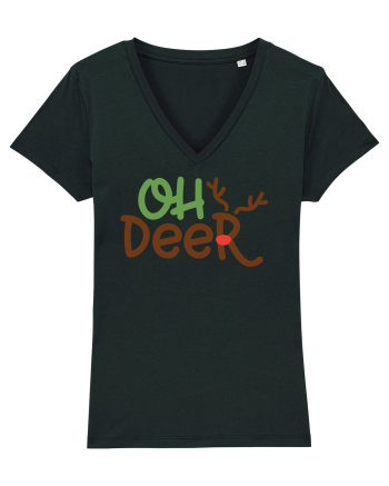 Oh Deer Xmas Black