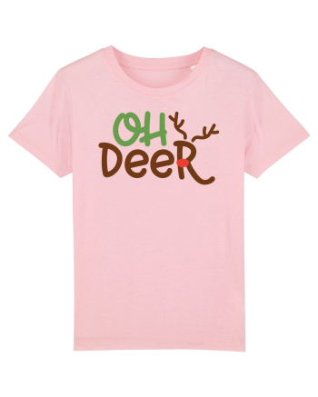 Oh Deer Xmas Cotton Pink