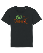Oh Deer Xmas Tricou mânecă scurtă Unisex Rocker