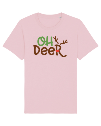 Oh Deer Xmas Cotton Pink