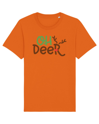 Oh Deer Xmas Bright Orange