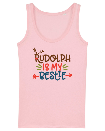 Rudolph is My Bestie Cotton Pink