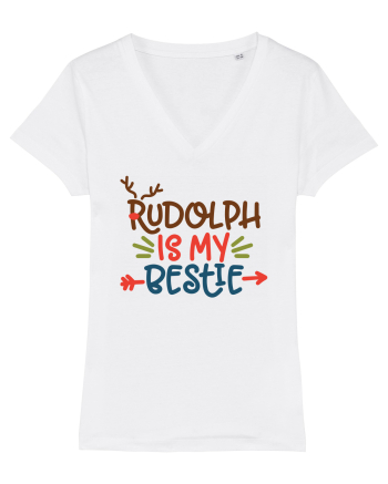 Rudolph is My Bestie White
