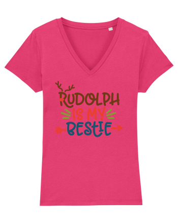 Rudolph is My Bestie Raspberry