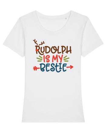 Rudolph is My Bestie White