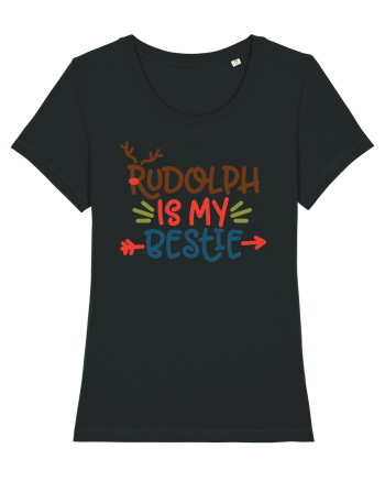 Rudolph is My Bestie Black