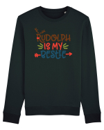 Rudolph is My Bestie Bluză mânecă lungă Unisex Rise