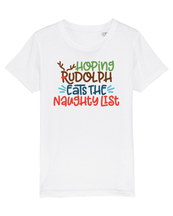 Hoping Rudolph Eats the Naughty List White