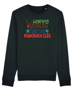 Hoping Rudolph Eats the Naughty List Bluză mânecă lungă Unisex Rise