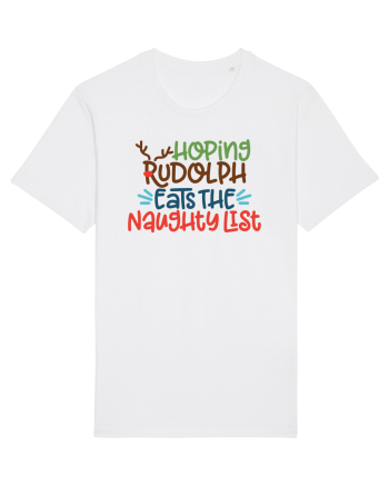 Hoping Rudolph Eats the Naughty List White