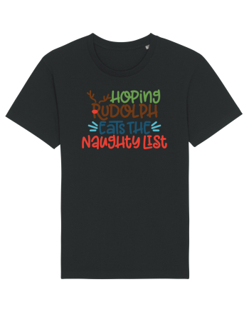 Hoping Rudolph Eats the Naughty List Black