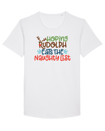 Hoping Rudolph Eats the Naughty List White