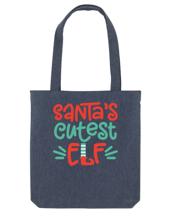 Santas Cutest Elf Midnight Blue