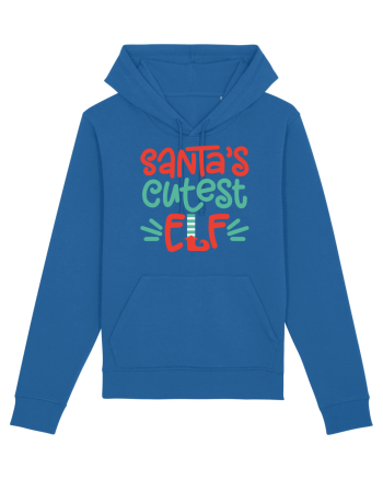 Santas Cutest Elf Royal Blue