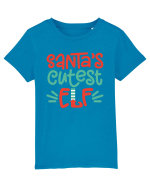 Santas Cutest Elf Tricou mânecă scurtă  Copii Mini Creator