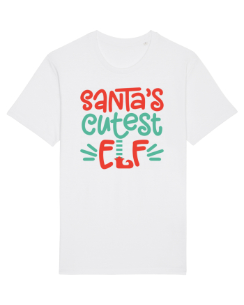 Santas Cutest Elf White