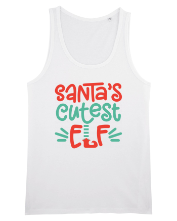 Santas Cutest Elf White
