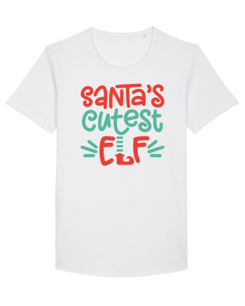 Santas Cutest Elf White