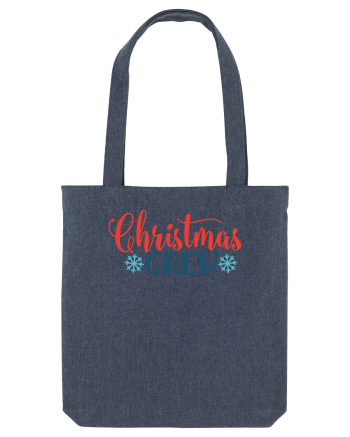 Christmas Crew Snow Midnight Blue