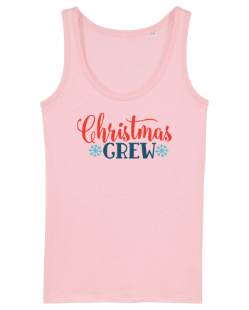 Christmas Crew Snow Cotton Pink