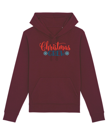 Christmas Crew Snow Burgundy