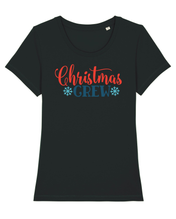 Christmas Crew Snow Black