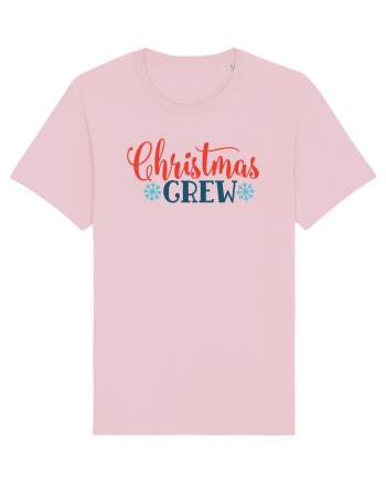 Christmas Crew Snow Cotton Pink
