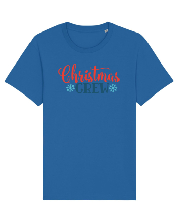 Christmas Crew Snow Royal Blue