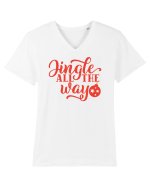 Jingle All the Way Tricou mânecă scurtă guler V Bărbat Presenter