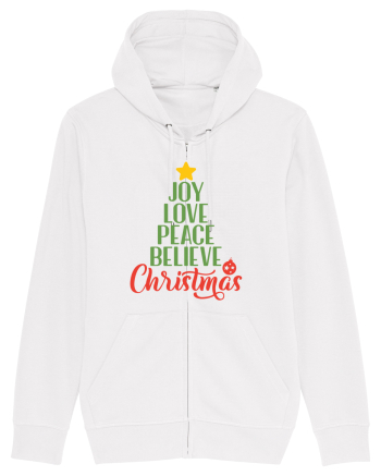 Joy Love Peace Christmas White