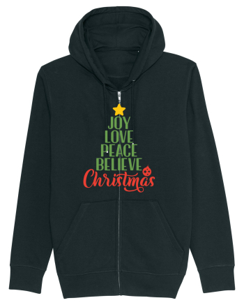 Joy Love Peace Christmas Black
